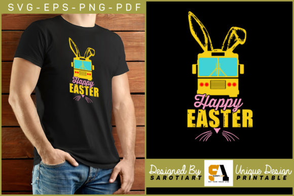 Download Happy Easter with Bus Driver Sublimation - Driver Collection