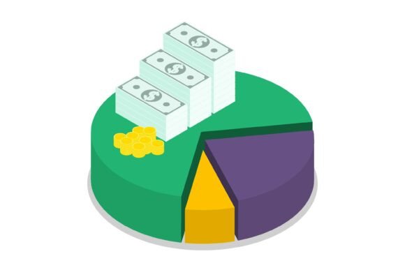 Download Isometric Pie Chart of Percentages - Percentages Collection