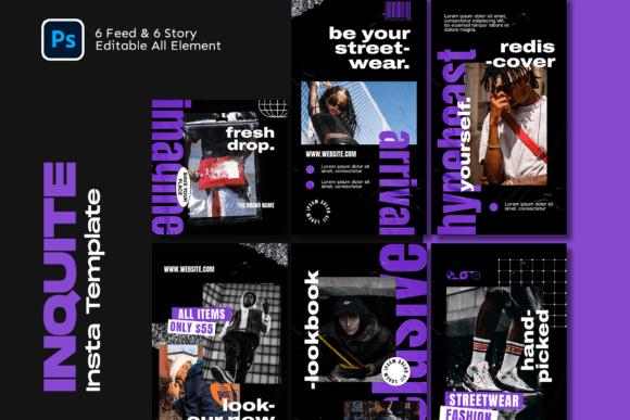 Download Inquite Hypebeast Instagram Template - Hypebeast Collection