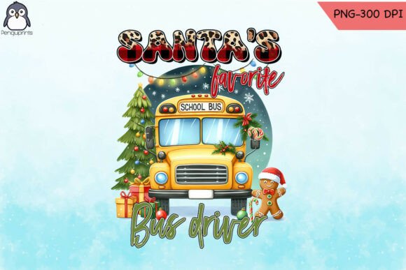 Download Santa's Favorite Bus Driver PNG - Driver Collection